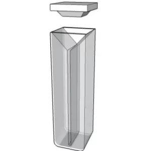 micro cuvette with frosty walls and lid